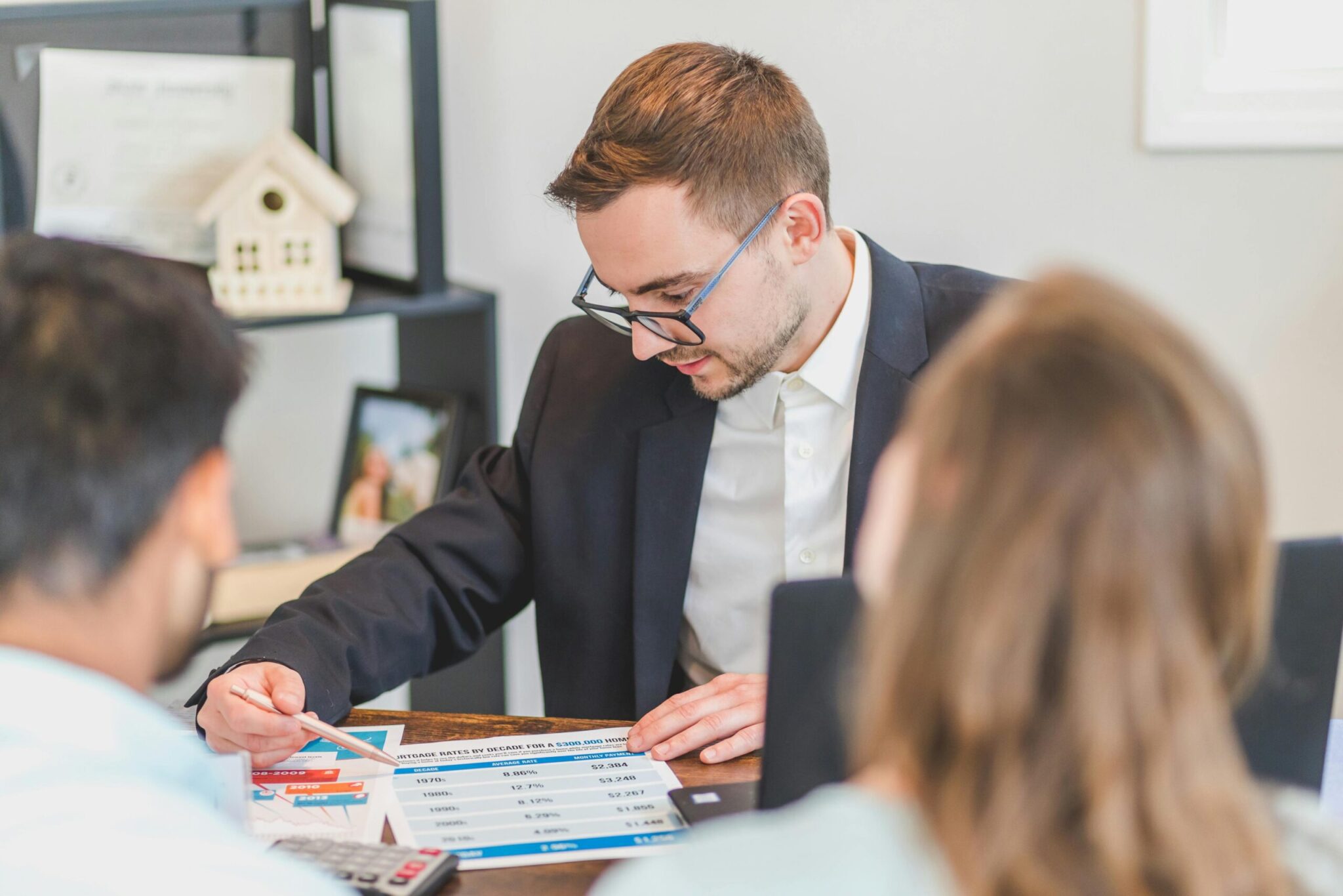 Man Explaining Details to the Client